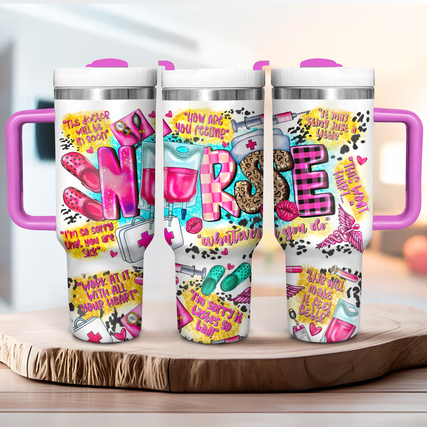 Nurse Life Custom Stanley Cup 40 oz 30 oz Tumbler With HandleTVC2301725