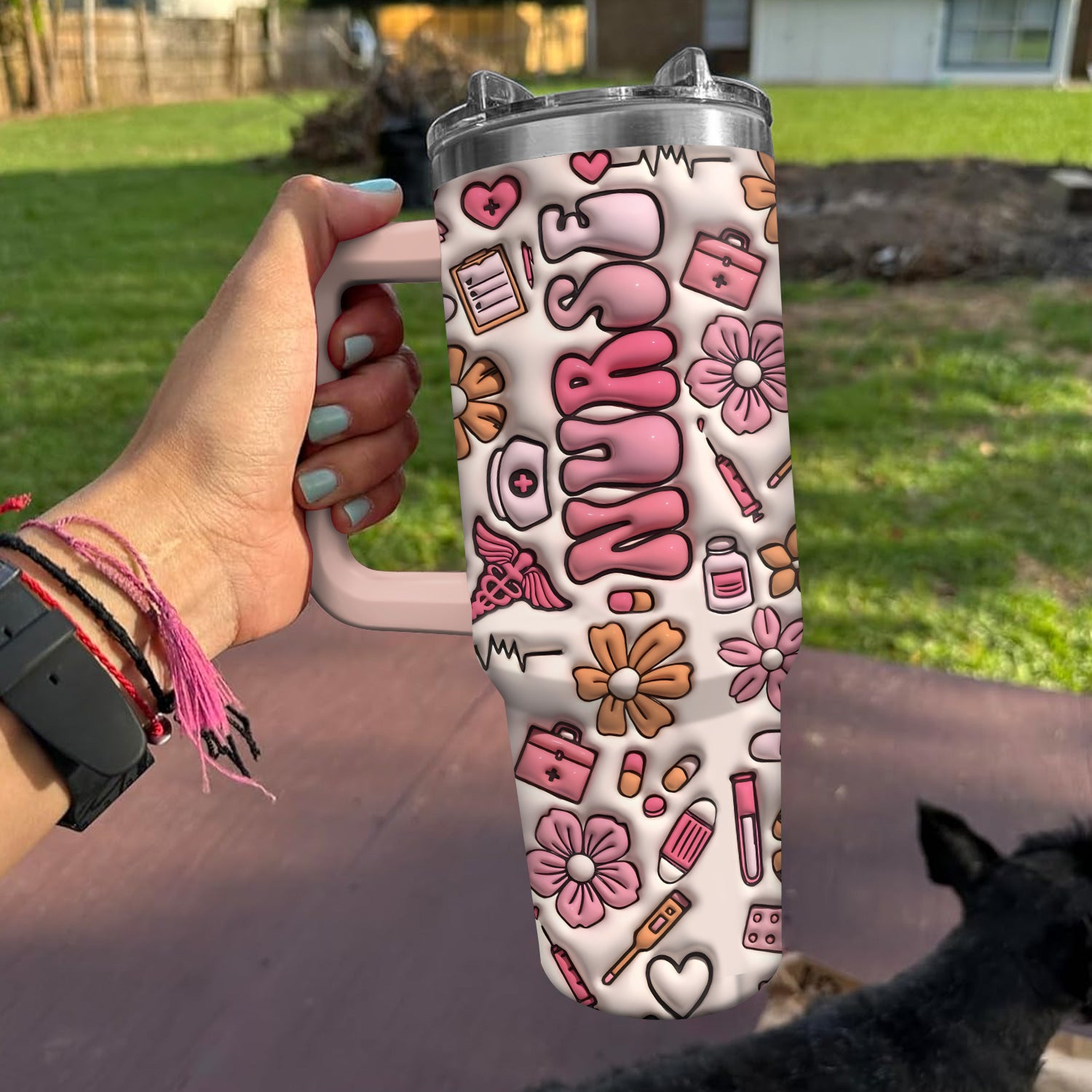 Nurse Life Custom Stanley Cup 40 oz 30 oz Tumbler With HandleTVC2301728 - Image 2