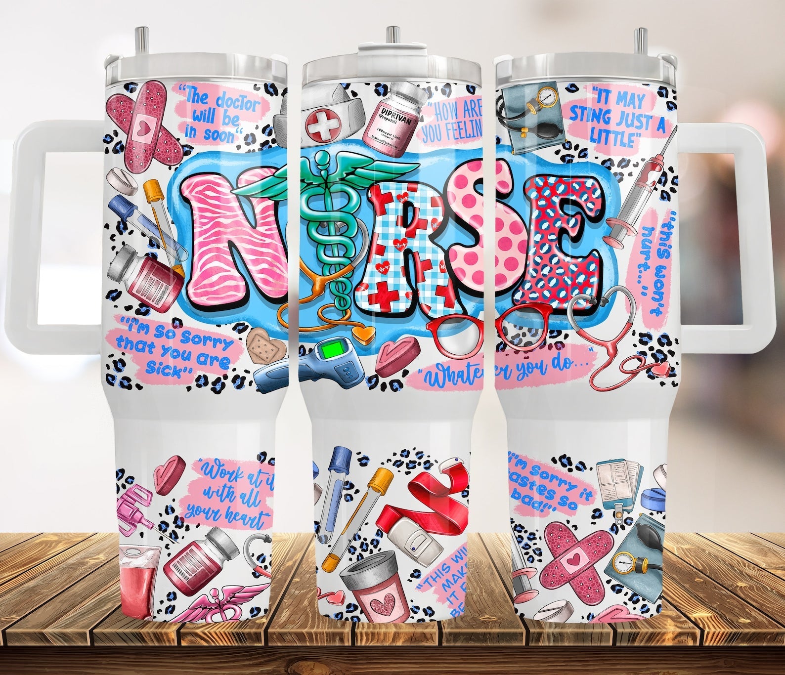 Nurse Life Custom Stanley Cup 40 oz 30 oz Tumbler With HandleTVC2301804