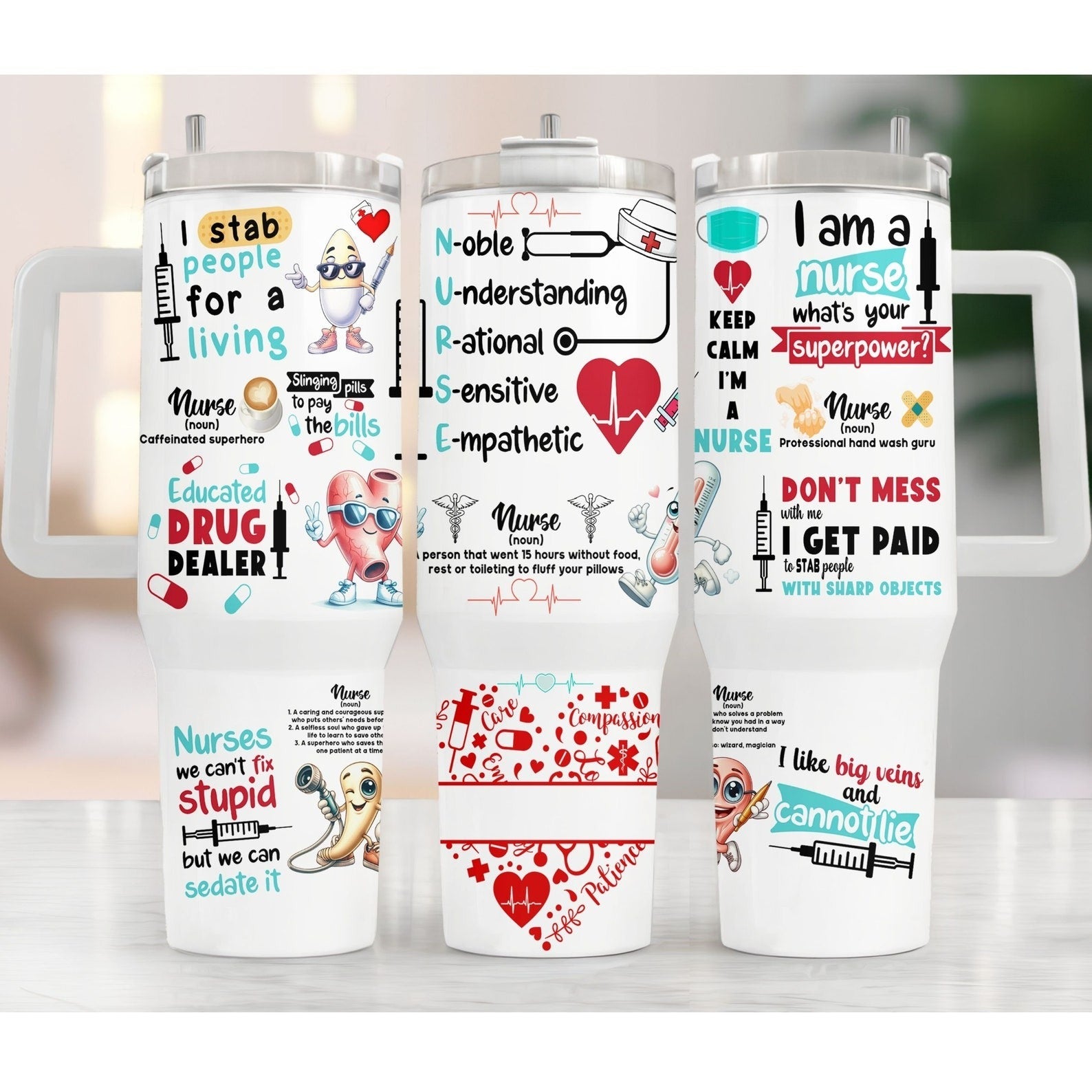 Nurse Life Custom Stanley Cup 40 oz 30 oz Tumbler With HandleTVC2301804