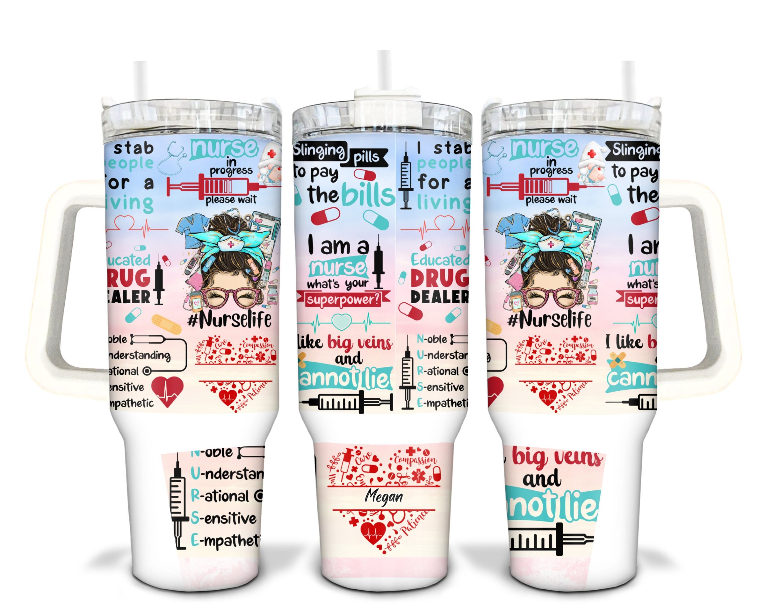 Nurse Life Custom Stanley Cup 40 oz 30 oz Tumbler With HandleTVC2301910