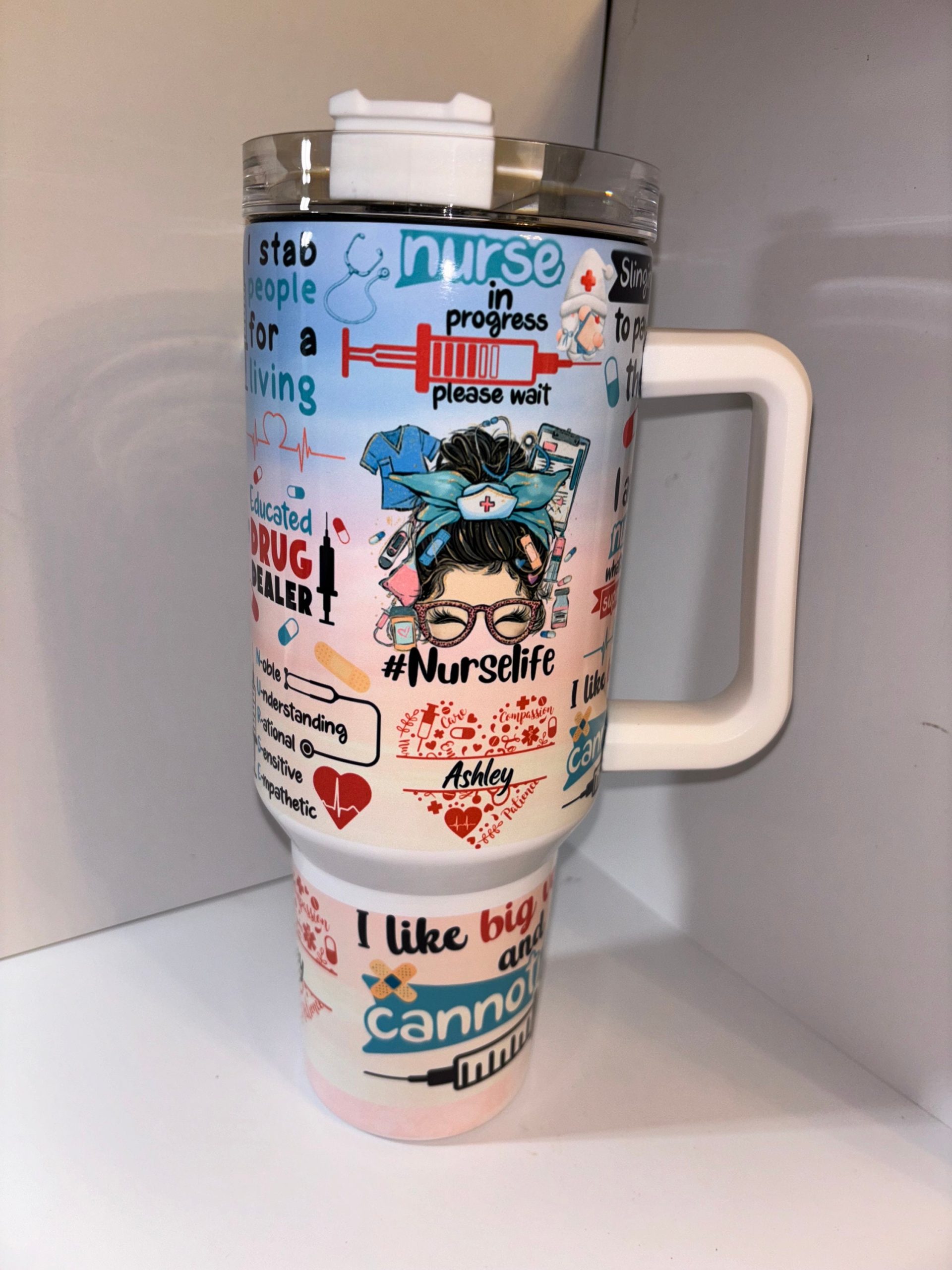 Nurse Life Custom Stanley Cup 40 oz 30 oz Tumbler With HandleTVC2301910 - Image 4