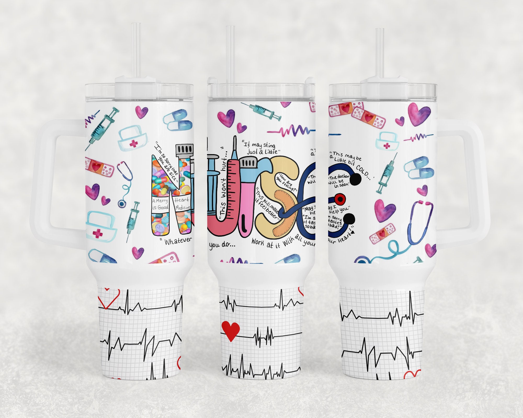Nurse Life Custom Stanley Cup 40 oz 30 oz Tumbler With HandleTVC2301957