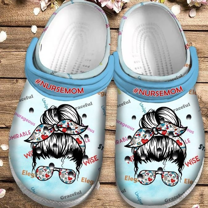Nurse Mom Shoes - Wise Peaceful Unique Clogs Birthday Gift For Girl