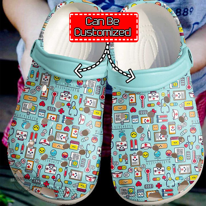 Nurse Nurse Cute Pattern clog Shoes