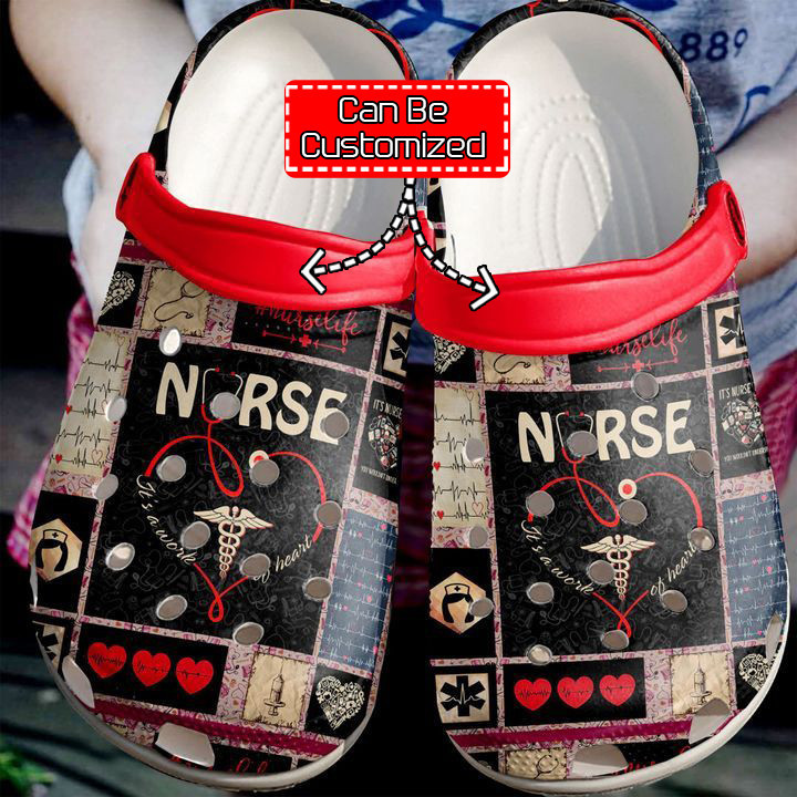 Nurse - Nurse Pattern clog Shoes For Men And Women