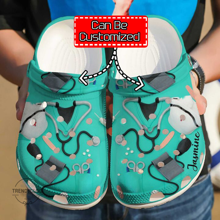 Nurse Nurse Personalized Scrubs clog Shoes