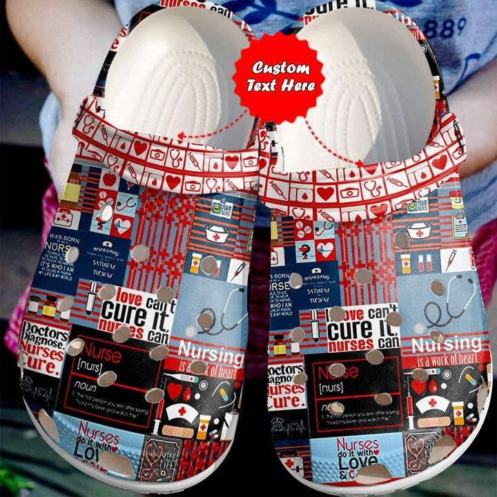 Nurse Pattern clog Shoes Nurse