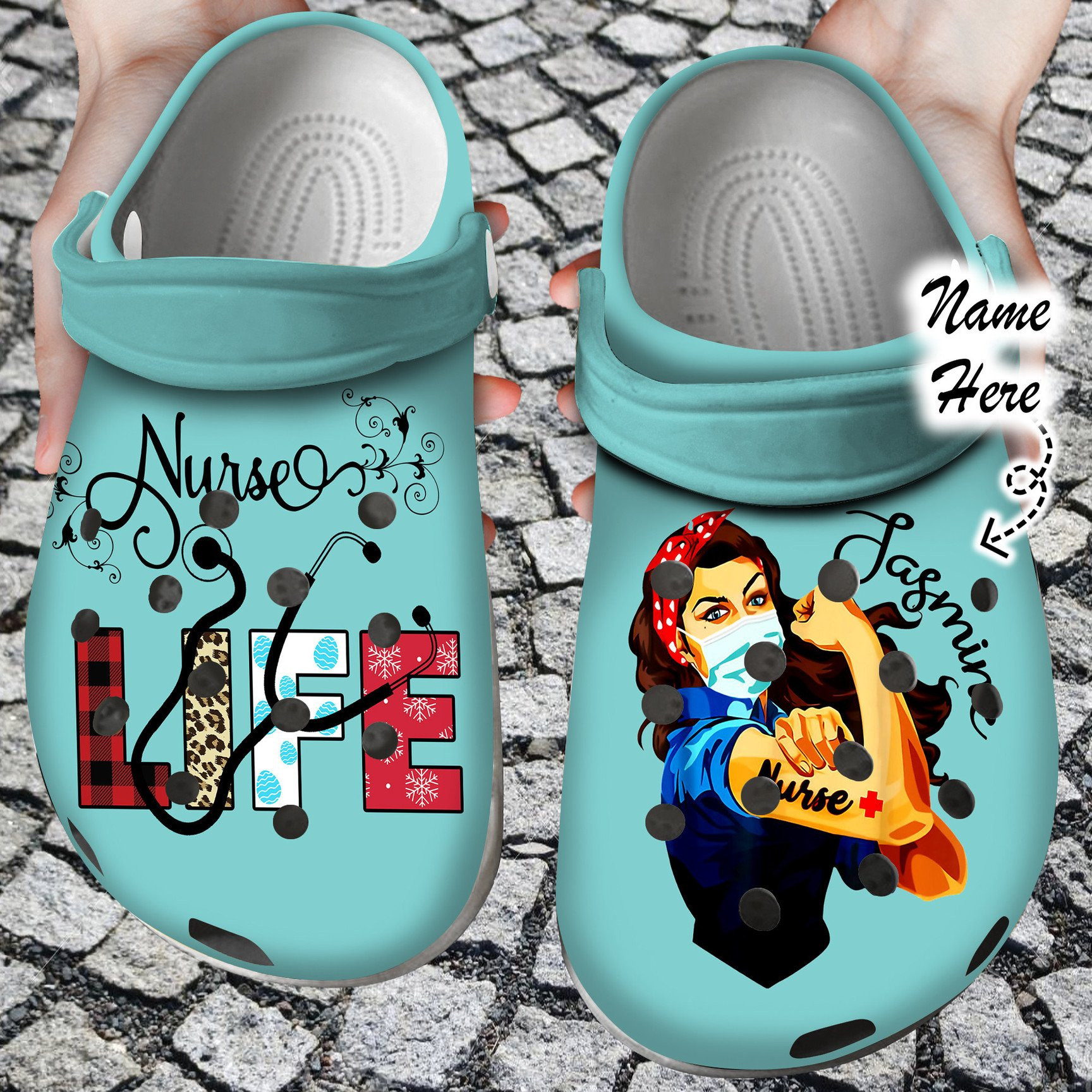Nurse Personalized Life clog Shoes Nurse