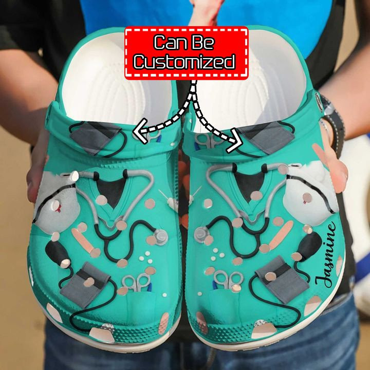 Nurse Personalized Scrubs clog Shoes Nurse