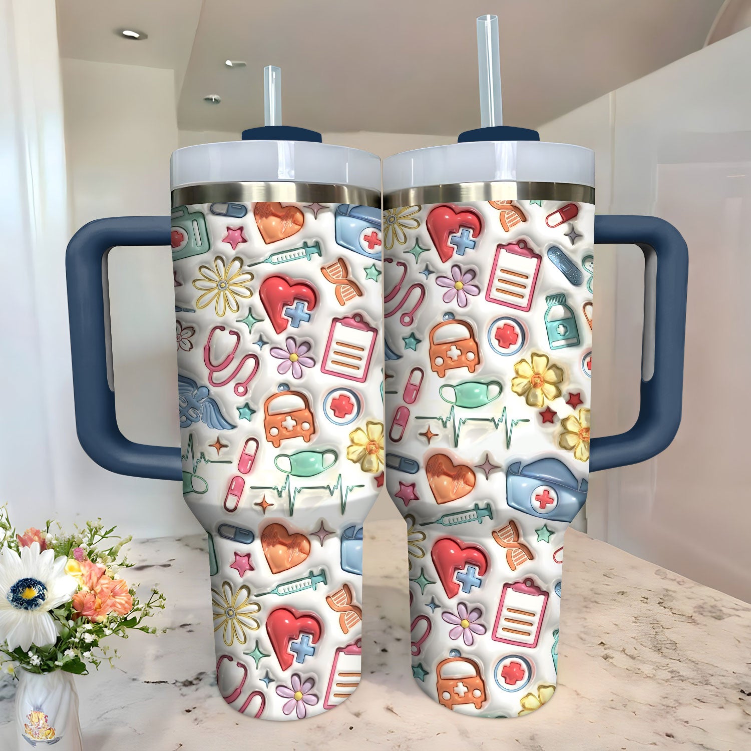 Nurse Scrubs Life Custom Stanley Cup 40 oz 30 oz Tumbler With HandleTVC2301725