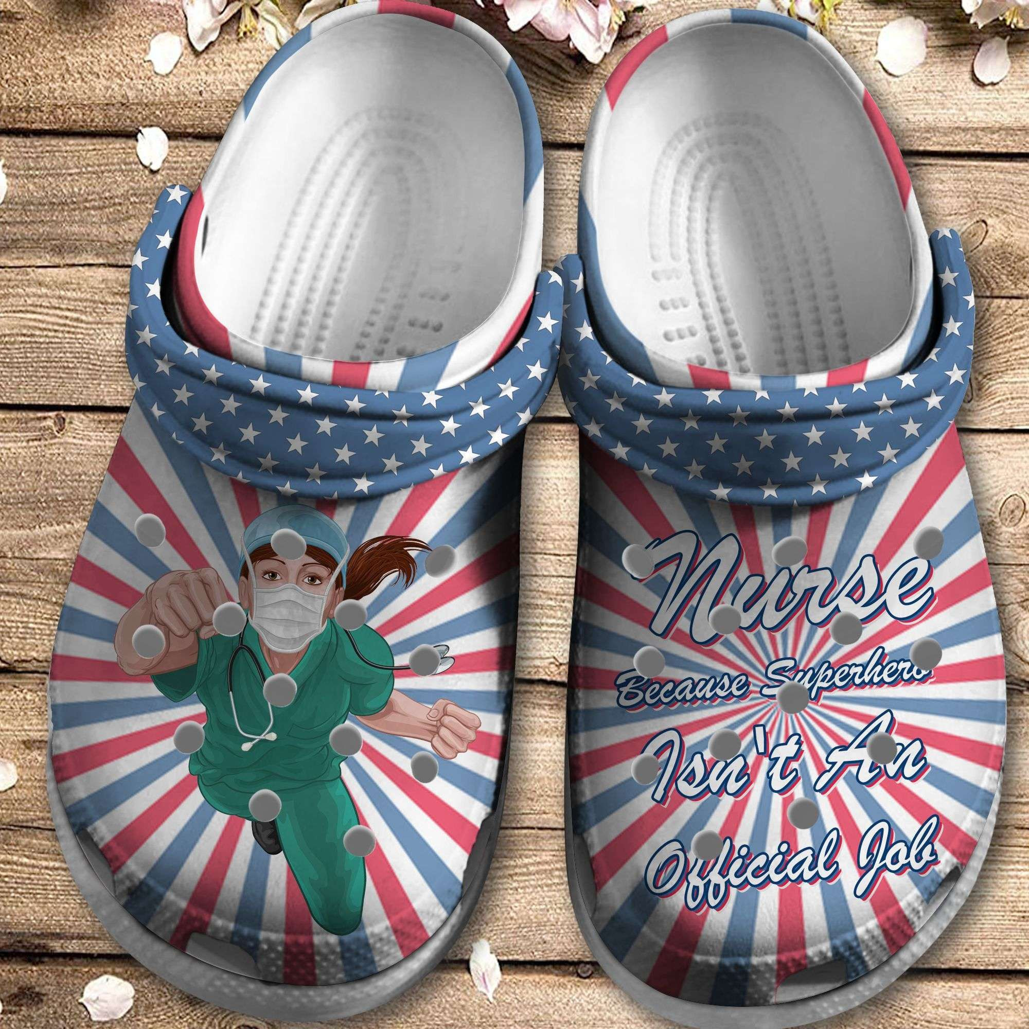 Nurse Superhero Isnt An Official Job Crocband Clog Shoes For Men Women
