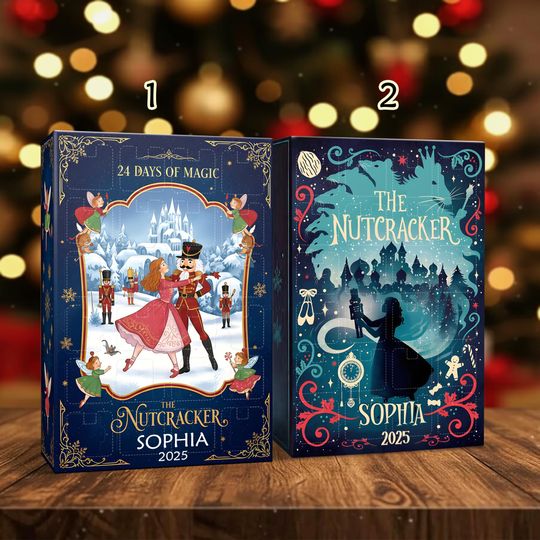 Nutcracker Advent Calendar 2025, Custom Ballet Christmas Countdown, Sugar Plum Fairy, DIY 24 Day Ornament Set - Image 7