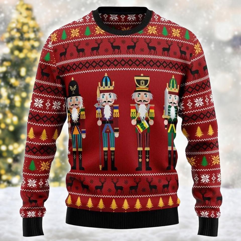 Nutcracker Christmas Ugly Sweatshirts, Christmas Gift For Men Women Kid