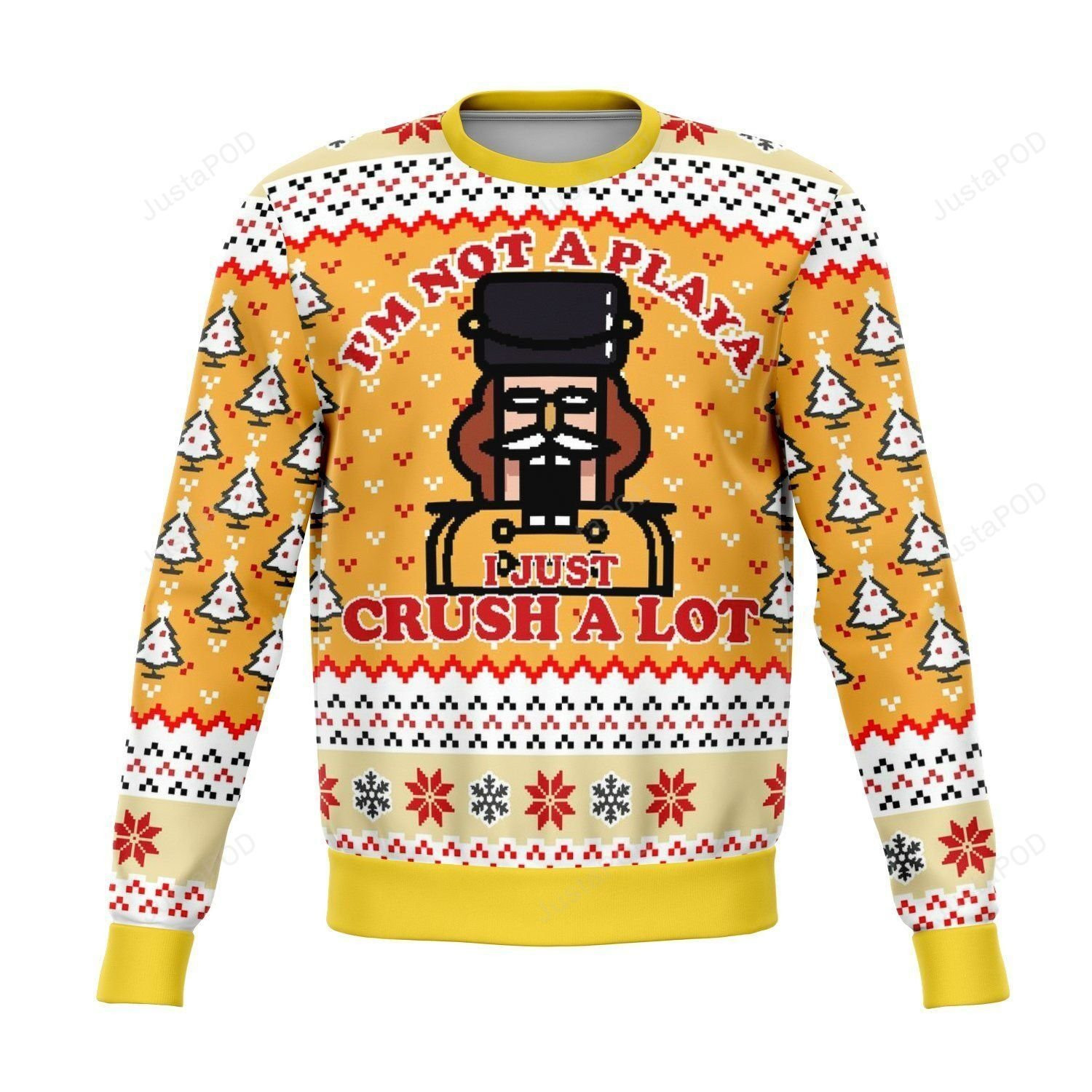 Nutcracker Playa Funny Ugly Christmas Sweater Adult 3D Funny Matching for family