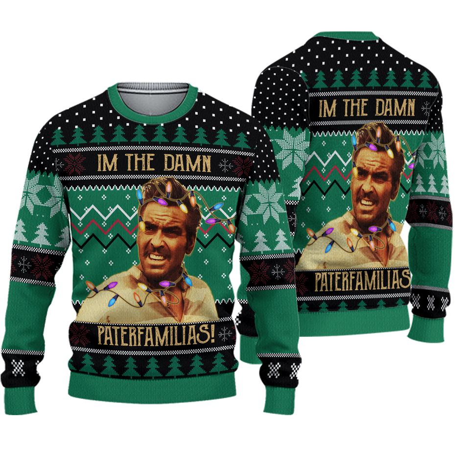 O Brother Where Art Thou Christmas Ugly Sweater, Everett McGill I'm The