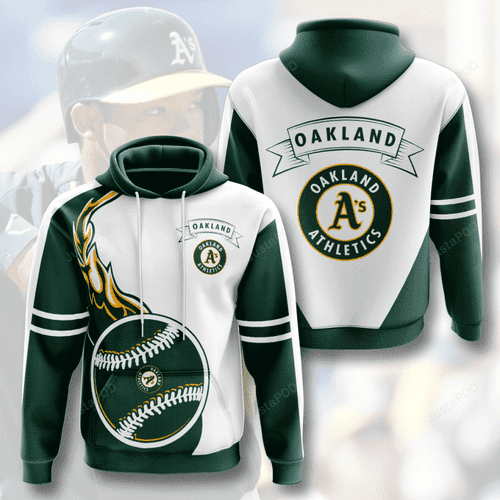 OAKLAND ATHLETICS 3D All Over Print Hoodie, Zip Hoodie