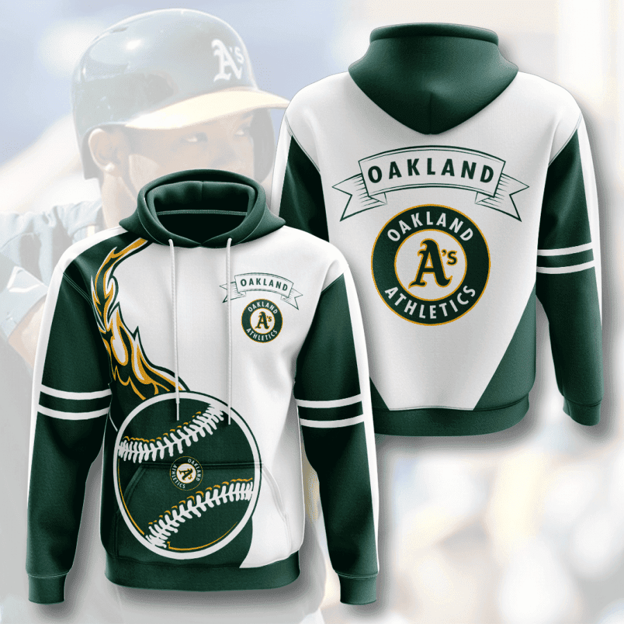 OAKLAND ATHLETICS 3D All Over Print Hoodie, Zip Hoodie