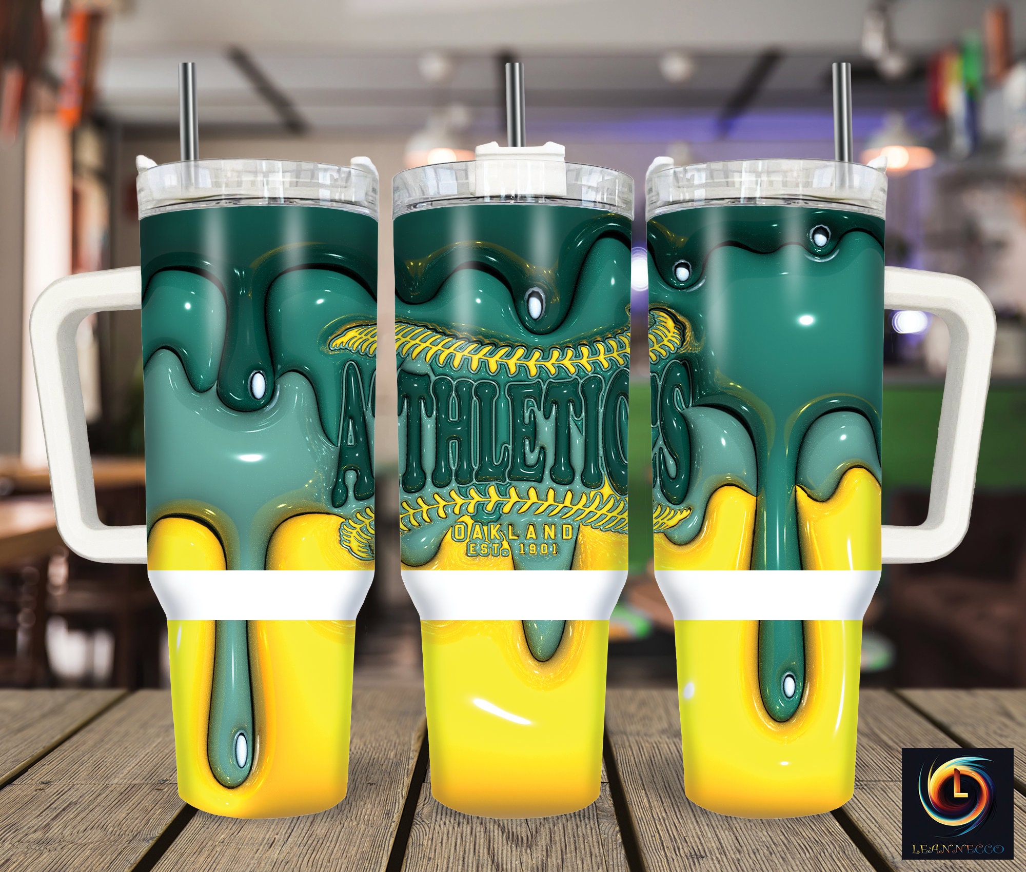 Oakland Athletics MLB Custom Stanley Cup 40 oz 30 oz Tumbler With HandleTVC230101