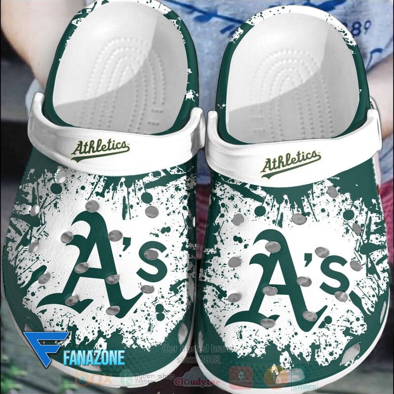 Oakland Athletics MLB Sport Crocs Clogs Crocband Shoes Comfortable For Men Women and Kids