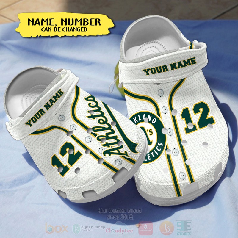 Oakland Athletics MLB Sport Crocs Crocband Clogs Shoes Comfortable For Men Women and Kids