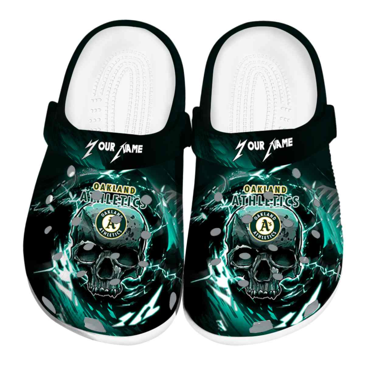 Oakland Athletics MLB Sport Crocs Crocband Clogs Shoes Comfortable For Men Women and Kids