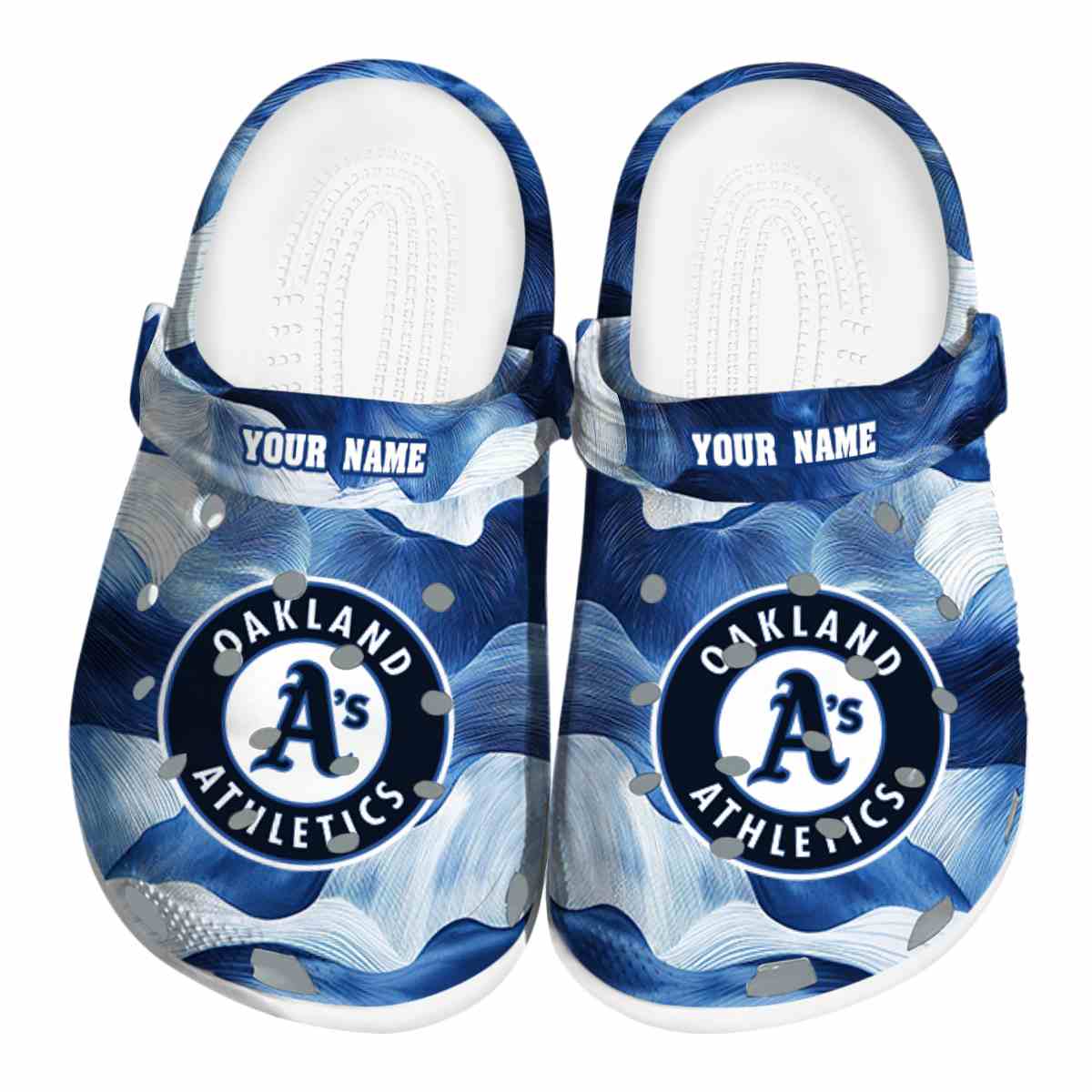 Oakland Athletics MLB Sport Crocs Crocband Clogs Shoes Comfortable For Men Women and Kids