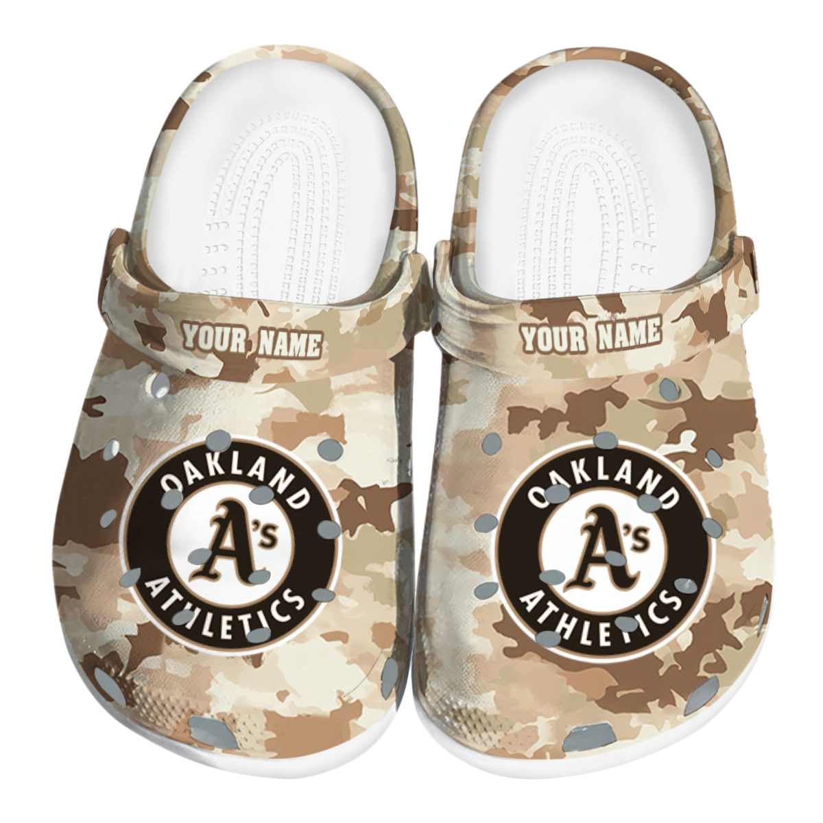 Oakland Athletics MLB Sport Crocs Crocband Clogs Shoes Comfortable For Men Women and Kids