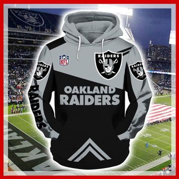 Oakland Raiders 3D All Over Print Hoodie, Zip Hoodie