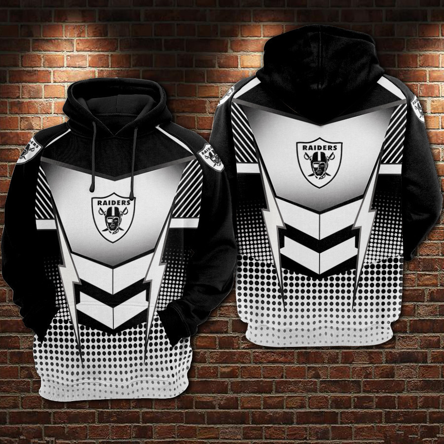 Oakland Raiders 3D All Over Print Hoodie, Zip Hoodie
