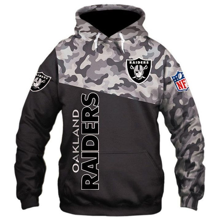 Oakland Raiders 3D All Over Print Hoodie, Zip Hoodie