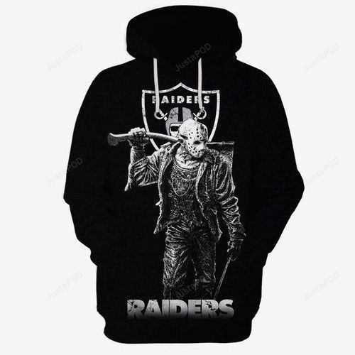 Oakland Raiders Ncaa Football The Devil 3D All Over Print Hoodie, Zip Hoodie