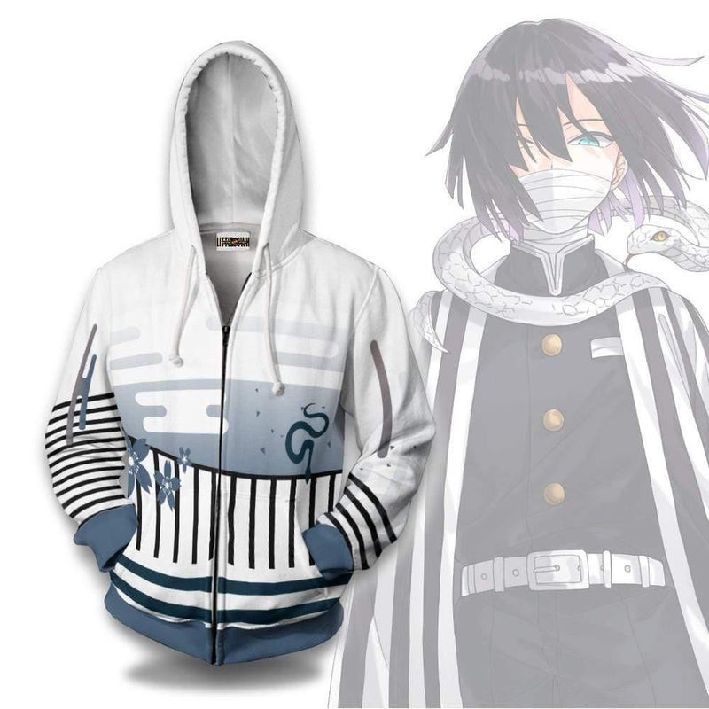 Obanai Iguro 3D All Over Print Hoodie, Zip Hoodie