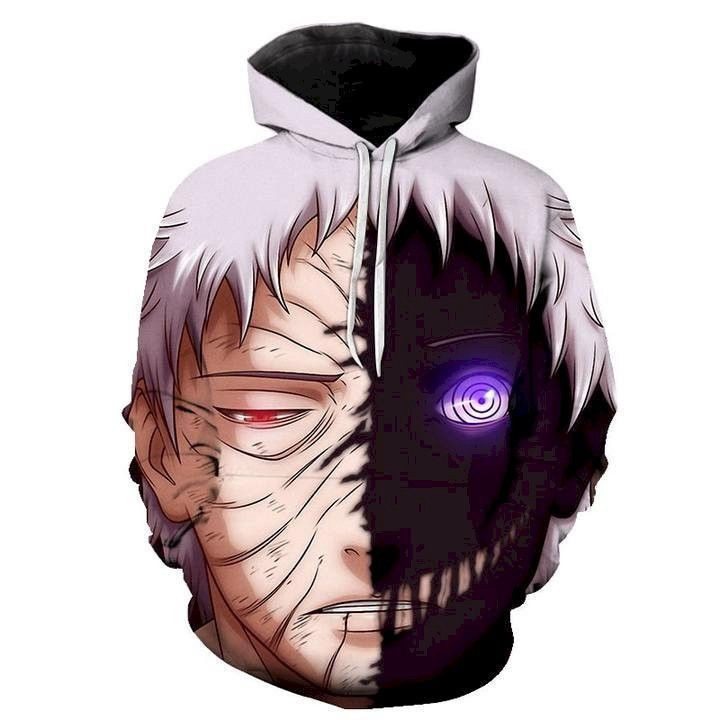 Obito Naruto 3D All Over Print Hoodie, Zip Hoodie