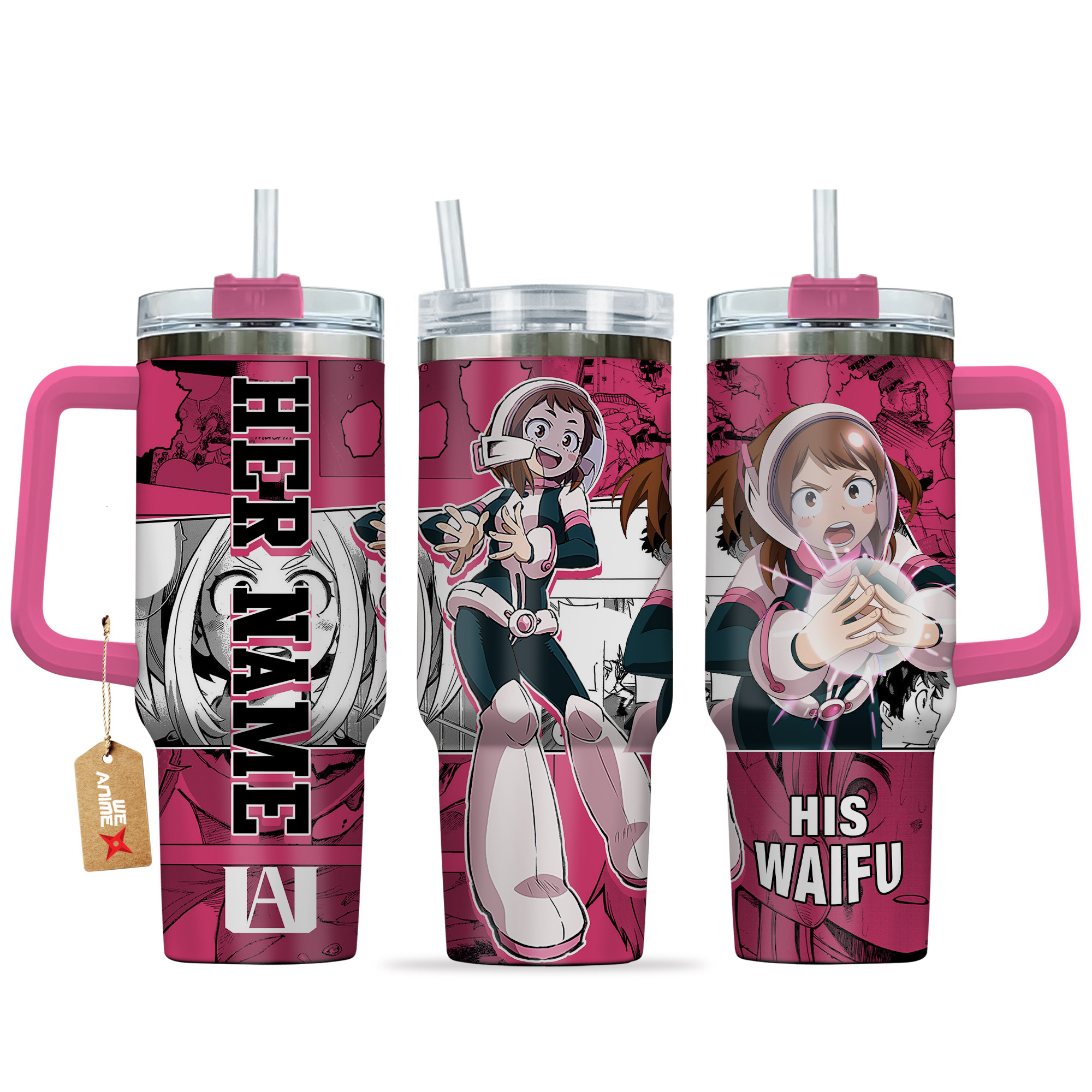 Ochaco Uraraka My Hero Academia Anime Custom Stanley Cup 40 oz 30 oz Tumbler With HandleTVC2301137