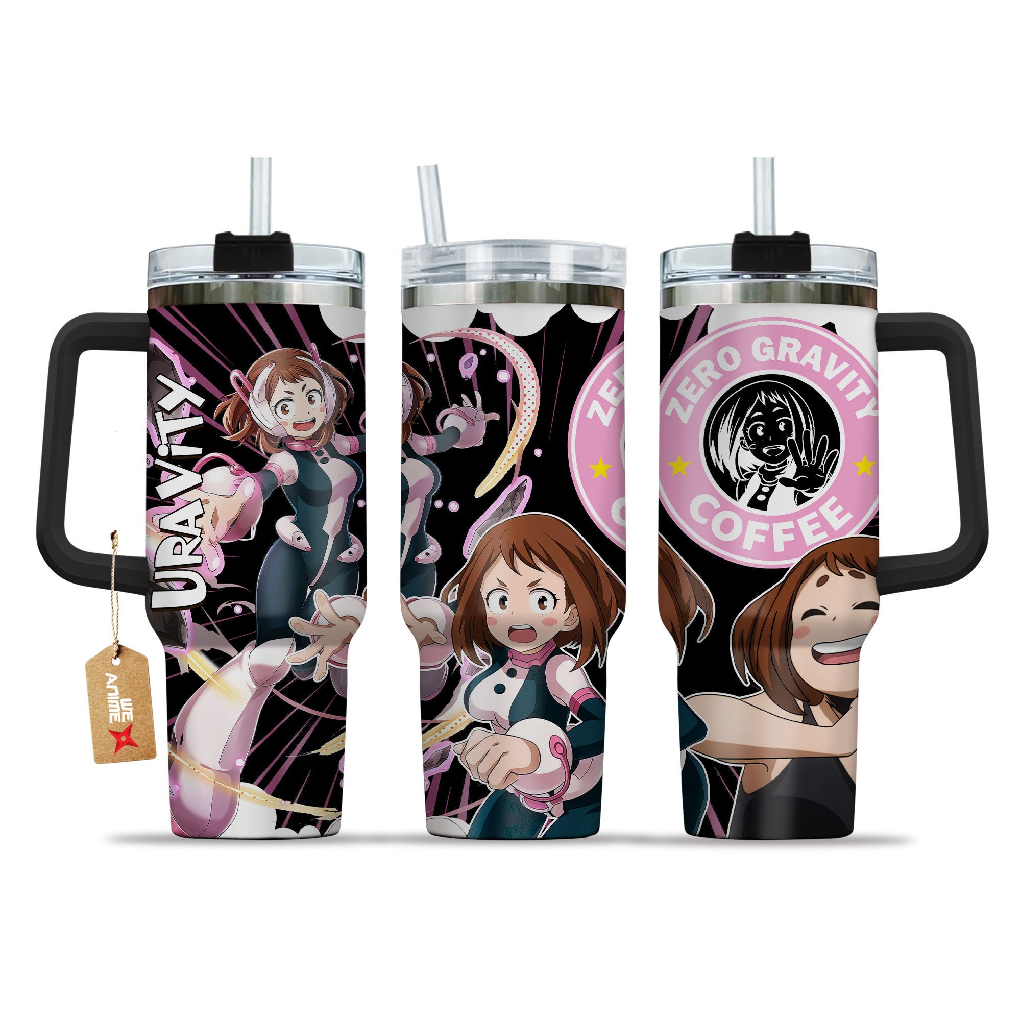 Ochako Uraraka (Uravity) My Hero Academia Anime Custom Stanley Cup 40 oz 30 oz Tumbler With HandleTVC2301152