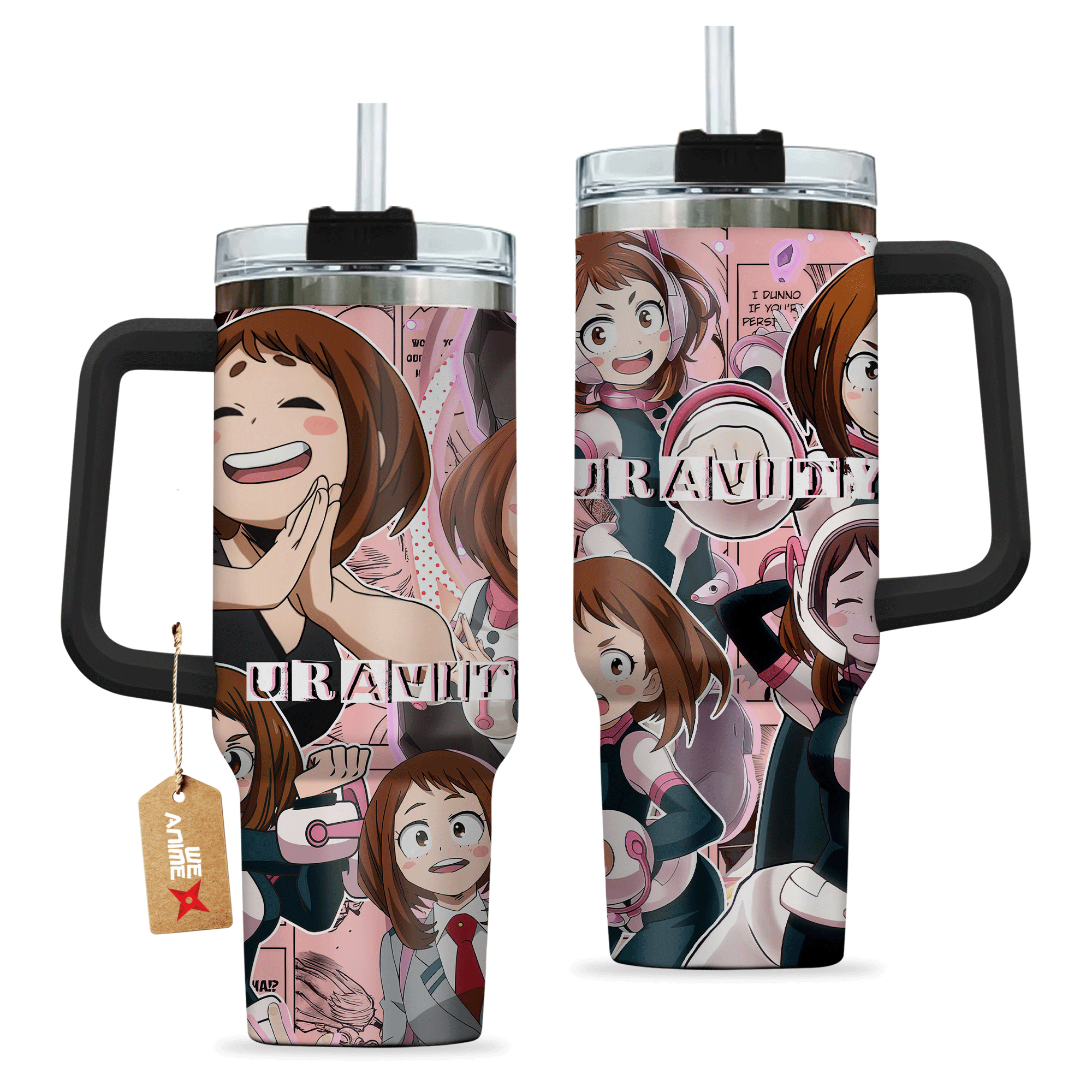 Ochako Uraraka Uravity My Hero Academia Anime Custom Stanley Cup 40 oz 30 oz Tumbler With HandleTVC2301148