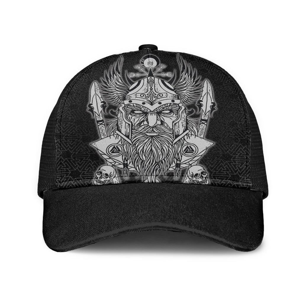 Odin And Wolf Viking Homeset Mesh Back Cap Trucker Hats Custom Hats Gifts For Men & Women