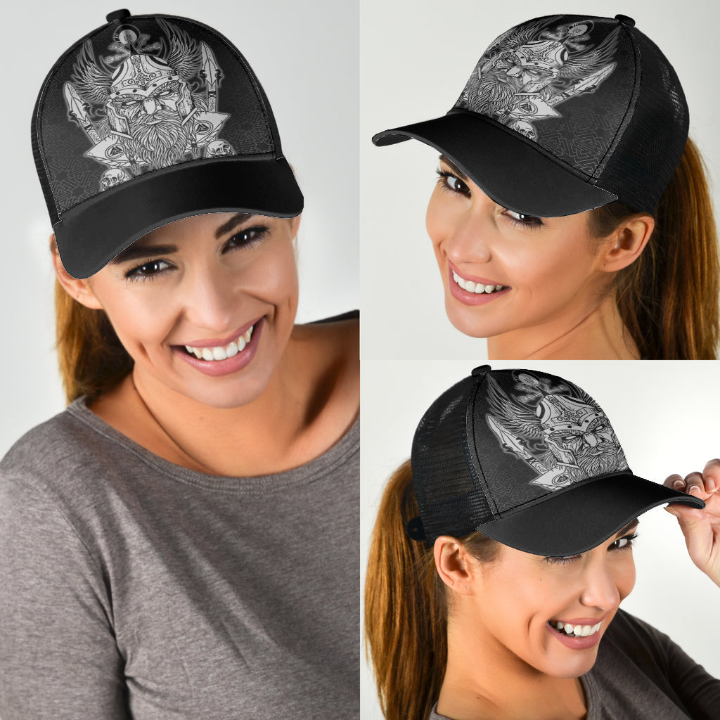 Odin And Wolf Viking Homeset Mesh Back Cap Trucker Hats Custom Hats Gifts For Men & Women