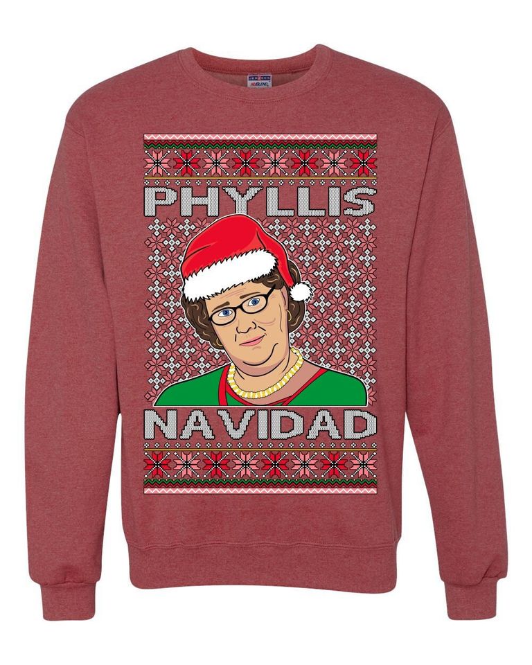 Office Phyllis Navidad Happy Holiday Ugly Christmas Sweater - Image 2