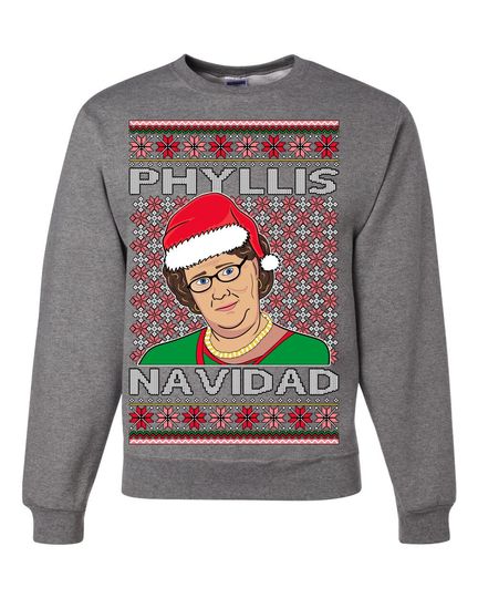 Office Phyllis Navidad Happy Holiday Ugly Christmas Sweater - Image 12