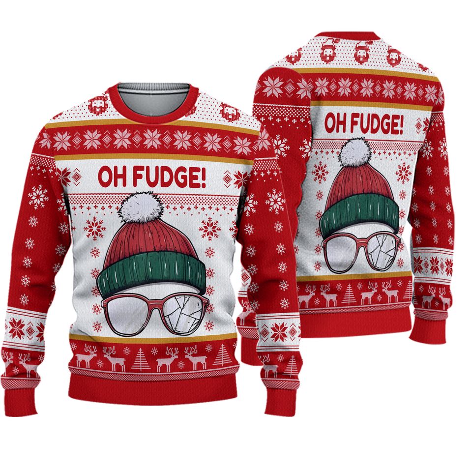 Oh Fudge Ugly Christmas Sweater, A Christmas Story Movie Shirt