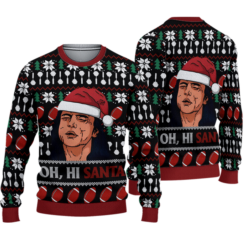 Oh, Hi Santa The Room Ugly Christmas Sweatshirt