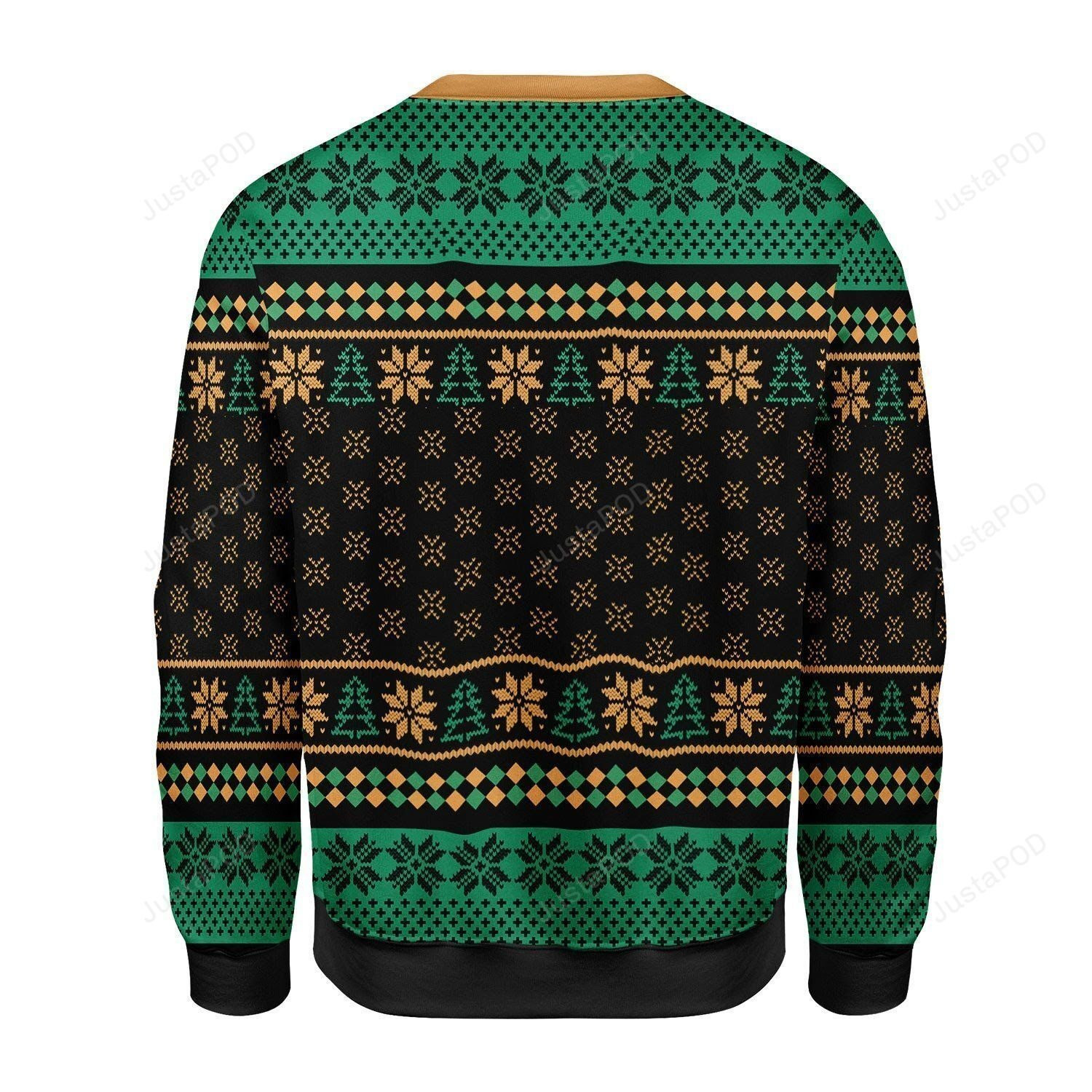 Oh My God Look At Her Butt Ugly Christmas Sweater Adult 3D Funny Matching for family