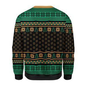 Oh My God Look At Her Ugly Christmas Sweater Adult 3D Funny Matching for family