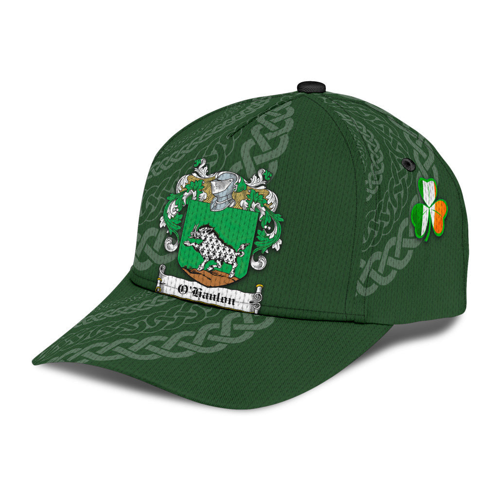 Ohanlon Coat Of Arms - Irish Family Crest St Patrick's Day Hat Classic Cap Trucker Hats Custom Hats Gifts For Men & Women