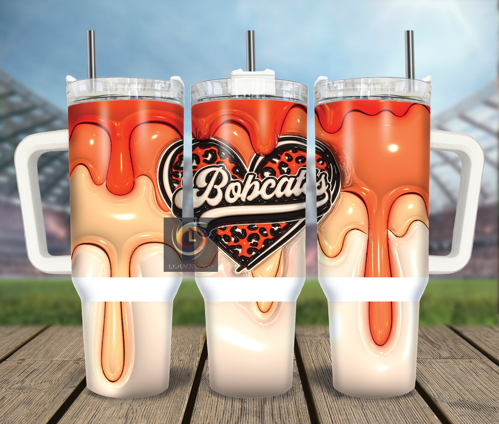 Ohio Bobcats NCAA Custom Stanley Cup 40 oz 30 oz Tumbler With HandleTVC2301996