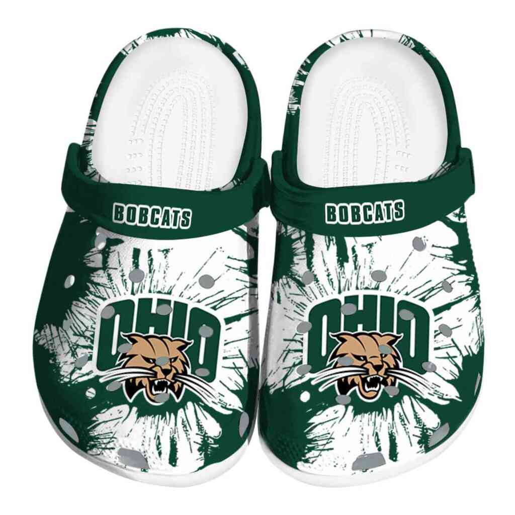 Ohio Bobcats Splatter Graphics ClogTVC1801714