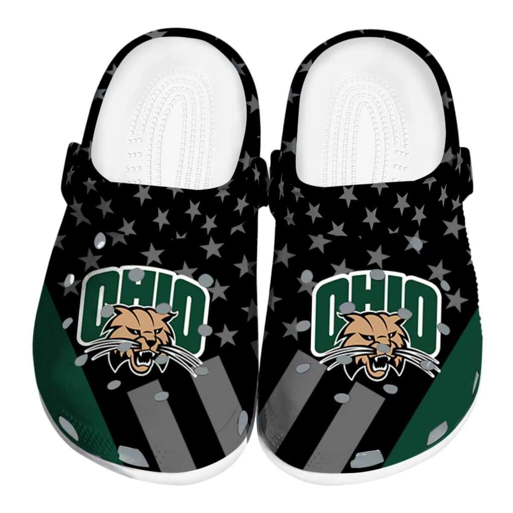 Ohio Bobcats Stellar Stripes Theme ClogTVC1801793