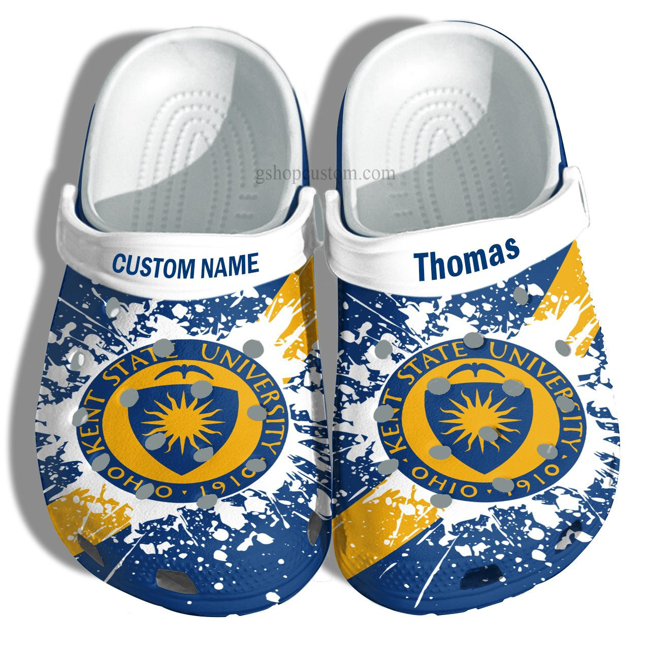 Ohio Kent State University Graduation Gifts Croc Shoes Customize Admission Gift Shoes For Men Women